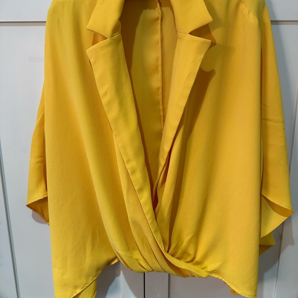 Trina Turk Golden Drape Blouse